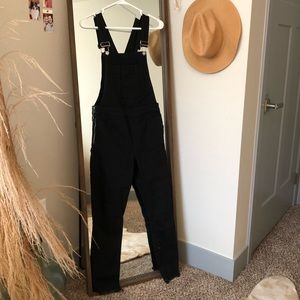 Abercrombie & Fitch Black Overalls